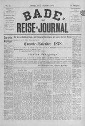 Bade- und Reise-Journal