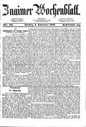 Znaimer Wochenblatt