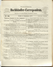 Oesterreichische Buchhändler-Correspondenz