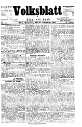 Volksblatt für Stadt und Land