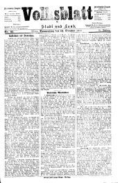 Volksblatt für Stadt und Land