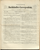 Oesterreichische Buchhändler-Correspondenz