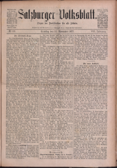 Salzburger Volksblatt: unabh. Tageszeitung f. Stadt u. Land Salzburg