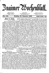 Znaimer Wochenblatt