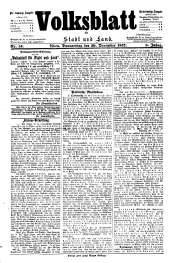 Volksblatt für Stadt und Land