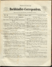 Oesterreichische Buchhändler-Correspondenz