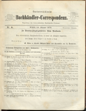 Oesterreichische Buchhändler-Correspondenz