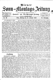 Wiener Sonn- und Montags-Zeitung