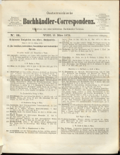 Oesterreichische Buchhändler-Correspondenz