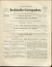 Oesterreichische Buchhändler-Correspondenz