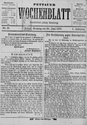 Pettauer Wochenblatt