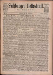 Salzburger Volksblatt: unabh. Tageszeitung f. Stadt u. Land Salzburg