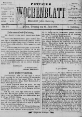 Pettauer Wochenblatt