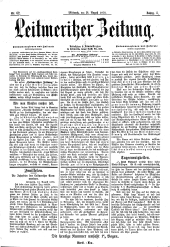 Leitmeritzer Zeitung