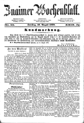 Znaimer Wochenblatt