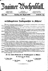 Znaimer Wochenblatt