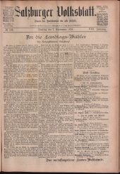 Salzburger Volksblatt: unabh. Tageszeitung f. Stadt u. Land Salzburg