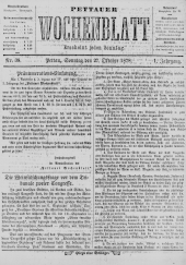 Pettauer Wochenblatt