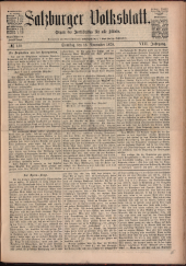 Salzburger Volksblatt: unabh. Tageszeitung f. Stadt u. Land Salzburg