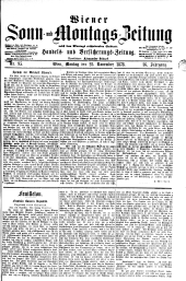 Wiener Sonn- und Montags-Zeitung