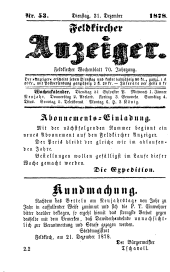 Feldkircher Anzeiger