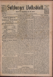 Salzburger Volksblatt: unabh. Tageszeitung f. Stadt u. Land Salzburg