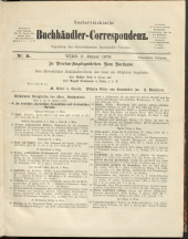 Oesterreichische Buchhändler-Correspondenz