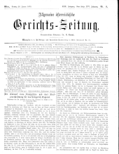 Allgemeine Österreichische Gerichtszeitung