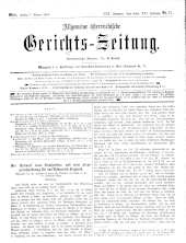 Allgemeine Österreichische Gerichtszeitung