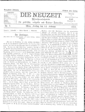 Die Neuzeit