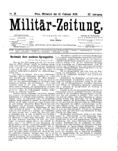 Militär-Zeitung