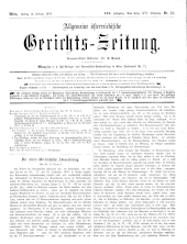 Allgemeine Österreichische Gerichtszeitung