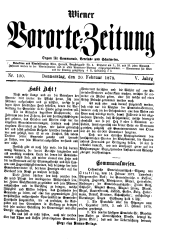 Wiener Vororte-Zeitung