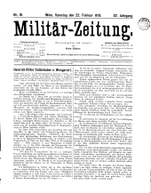 Militär-Zeitung