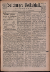 Salzburger Volksblatt: unabh. Tageszeitung f. Stadt u. Land Salzburg