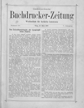 Buchdrucker-Zeitung