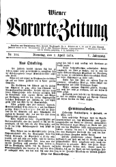 Wiener Vororte-Zeitung