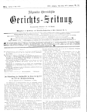 Allgemeine Österreichische Gerichtszeitung