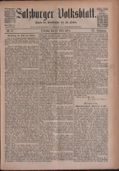 Salzburger Volksblatt: unabh. Tageszeitung f. Stadt u. Land Salzburg