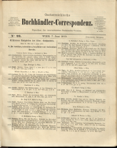 Oesterreichische Buchhändler-Correspondenz