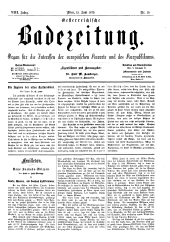 Österreichische Badezeitung