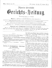 Allgemeine Österreichische Gerichtszeitung