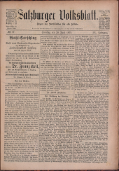 Salzburger Volksblatt: unabh. Tageszeitung f. Stadt u. Land Salzburg