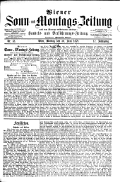 Wiener Sonn- und Montags-Zeitung