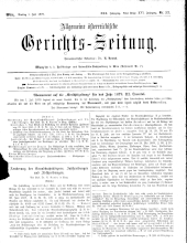 Allgemeine Österreichische Gerichtszeitung