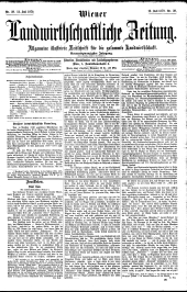 Wiener Landwirtschaftliche Zeitung