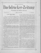 Buchdrucker-Zeitung