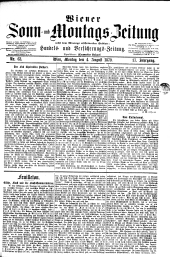 Wiener Sonn- und Montags-Zeitung