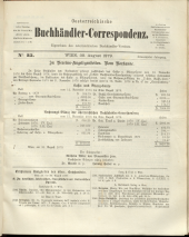 Oesterreichische Buchhändler-Correspondenz