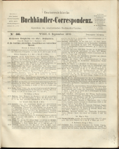 Oesterreichische Buchhändler-Correspondenz